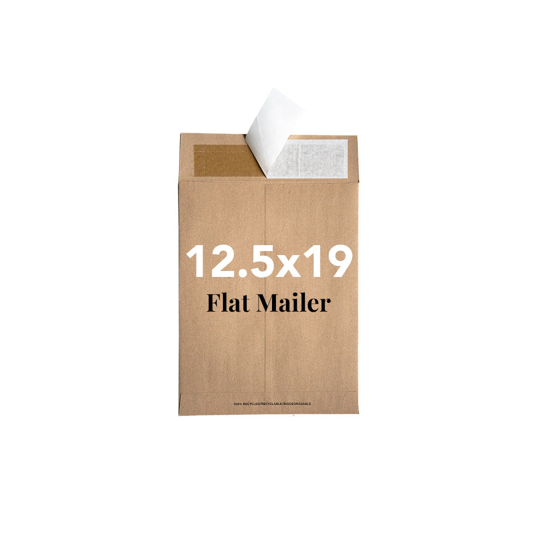 12.5" X 19" TerraBoard® Eco-friendly Recyclable Flat Mailers - Case of 250