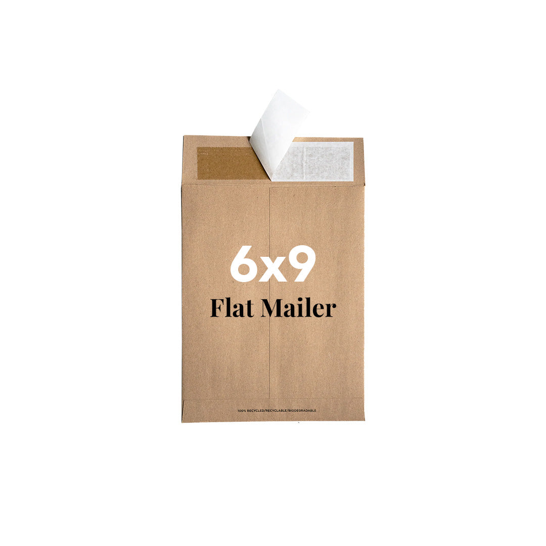 6" X 9" TerraBoard® Eco-friendly Recyclable Flat Mailers - Case of 250